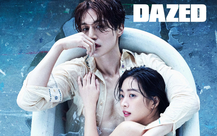Lee Dong Wook khoe ngực, chụp ảnh 'ướt át' với Jo Bo Ah trong bồn tắm Ảnh 2