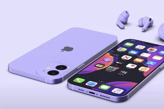 iPhone 12 Mini được cho là sẽ có kích thước 'tai thỏ' nhỏ hơn so với các phiên bản còn lại để hiển thị các thông tin. (Ảnh: EverythingApplePro)