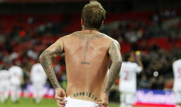 Công tước xứ Cambridge vẫn luôn trông mong được sở hữu một hình xăm thiên thần hộ mệnh thật to, giống như 'huyền thoại sân cỏ' David Beckham.