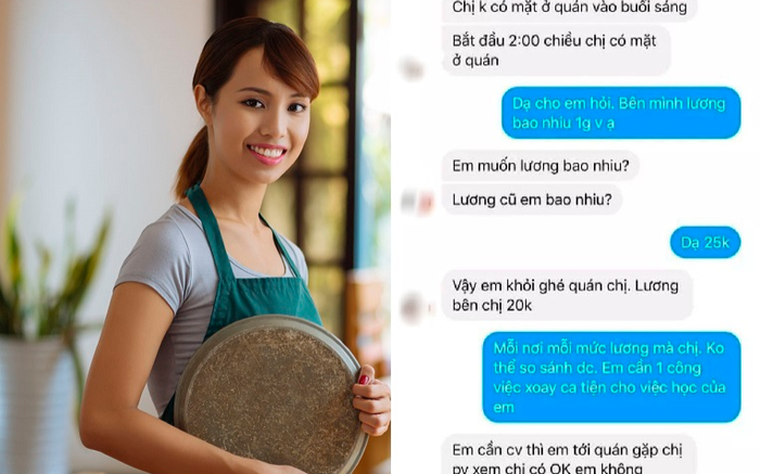 Nữ sinh lịch sự hỏi lương khi xin việc làm thêm nhưng nhận được câu trả lời cực 'gắt' từ nhà tuyển dụng Ảnh 2