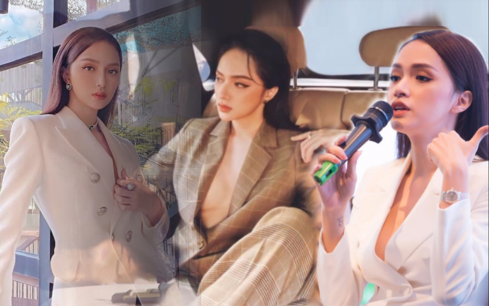 Những bộ vest gợi cảm theo cấp số nhân của Hương Giang, đẳng cấp hoa hậu số 1 Vbiz! Ảnh 2