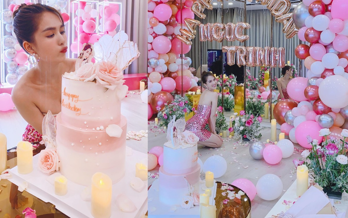 Chịu chi như Ngọc Trinh: Hậu tổ chức sinh nhật sang chảnh trên du thuyền lại trang hoàng biệt thự triệu đô để đón tuổi mới! Ảnh 2