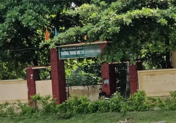 Ngôi trường nơi em N.T.N. đang theo học. Ảnh: Người Lao Động