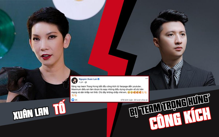 Sau tiết lộ về chuyện 'tiểu tam', Xuân Lan tố bị 'team Trọng Hưng' công kích từ Fanpage đến YouTube Ảnh 2