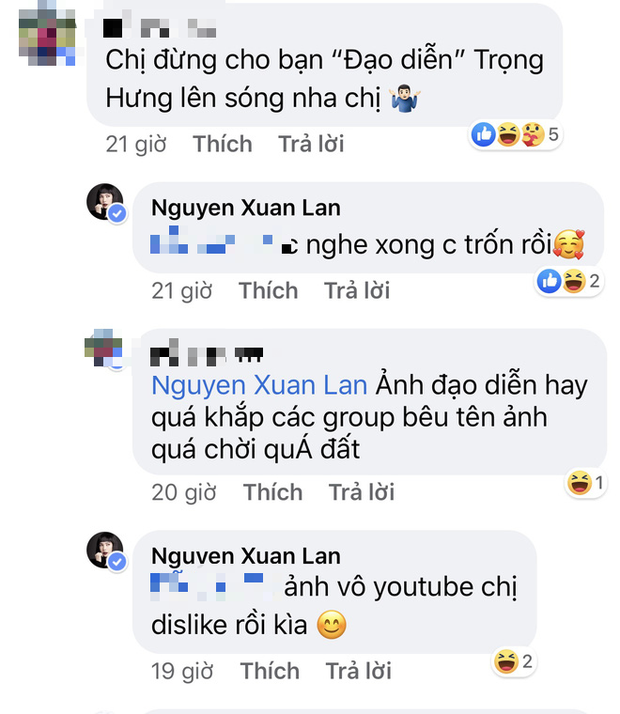 Sau tiết lộ về chuyện 'tiểu tam', Xuân Lan tố bị 'team Trọng Hưng' công kích từ Fanpage đến YouTube Ảnh 2