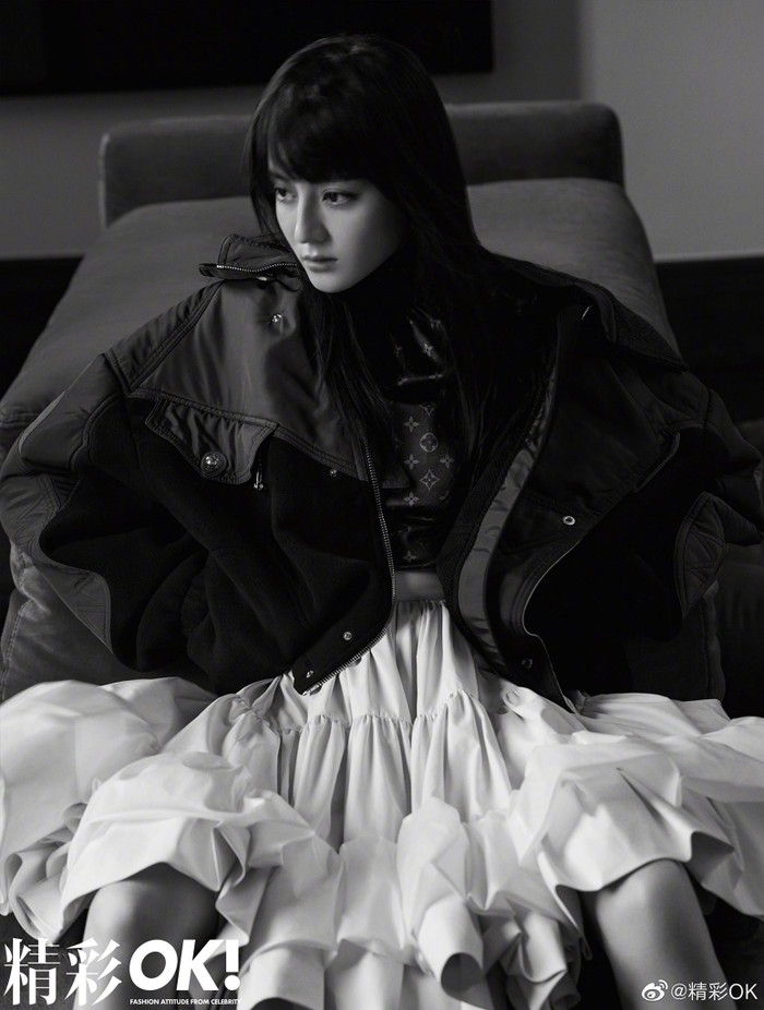 Địch Lệ Nhiệt Ba trên tạp chí OK! tháng 10: Như ngự tỷ, để mái ngang không khác cô gái Nhật Bản Ảnh 7