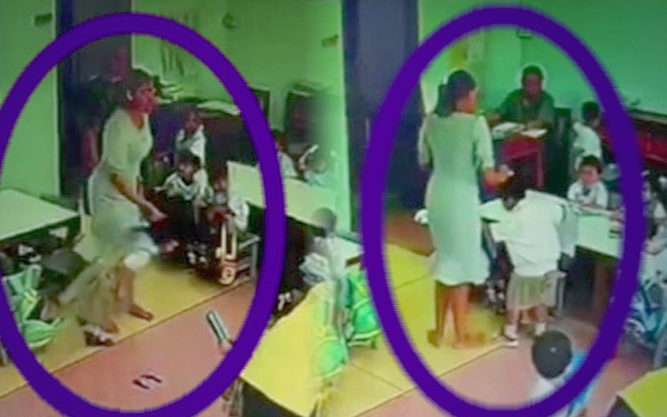 Giáo viên mầm non véo tai, đập đầu trẻ xuống bàn Ảnh 2