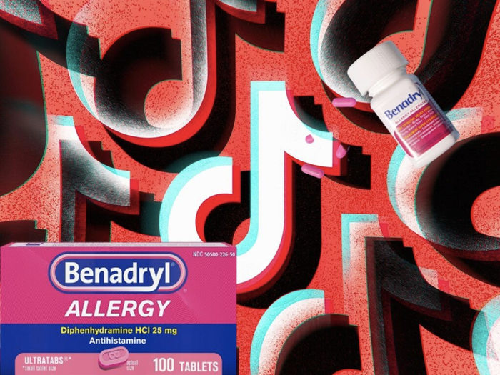 Được biết, 3 học sinh này không phải là trường hợp duy nhất gặp nguy hiểm khi thực hiện theo thử thách #Benadryl Challenge trên TikTok. (Ảnh: The Verge)