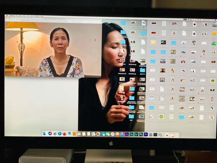 Dù đã không còn mẹ nữa, nhưng Kim Hiền vẫn luôn tin rằng bà bẫn luôn bên cạnh cô và các cháu.