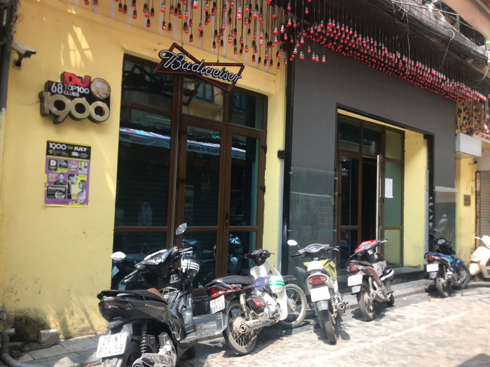 Quán bar 1900 nơi xảy ra sự việc.