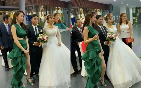 Là khách không mời, ăn diện lộng lẫy đến đám cưới nhưng Thủy Tiên lại được khen ngợi Ảnh 2