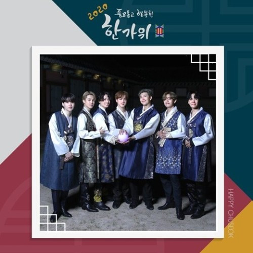 Diện trang phục Hanbok truyền thống cực điển trai, BTS gửi lời chúc tới fan nhân lễ Chuseok Ảnh 5