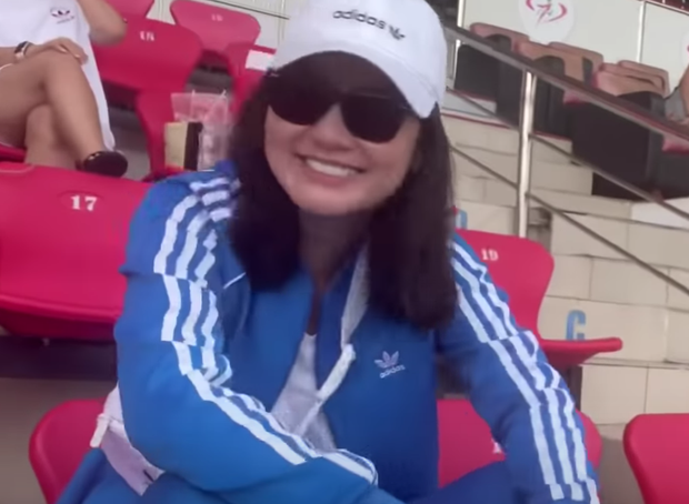 Ngọc Lan bí mật ra sân bóng cổ vũ chồng cũ Thanh Bình