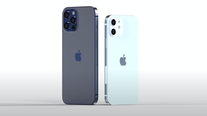 Bản dụng iPhone 12 Pro Max và iPhone 12 mini. (Ảnh: © EverythingApplePro)