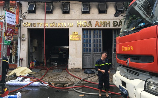 Vụ cháy xảy ra vào khoảng 7h30 ngày 30/9. Ảnh: Trần Tiến/Thanh Niên
