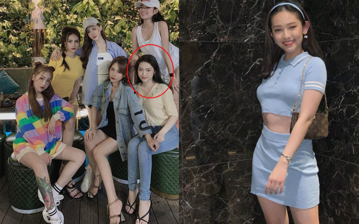 Nhan sắc gây thất vọng của hotgirl Thúy Vy khi đứng cạnh hội bạn thân Ảnh 2