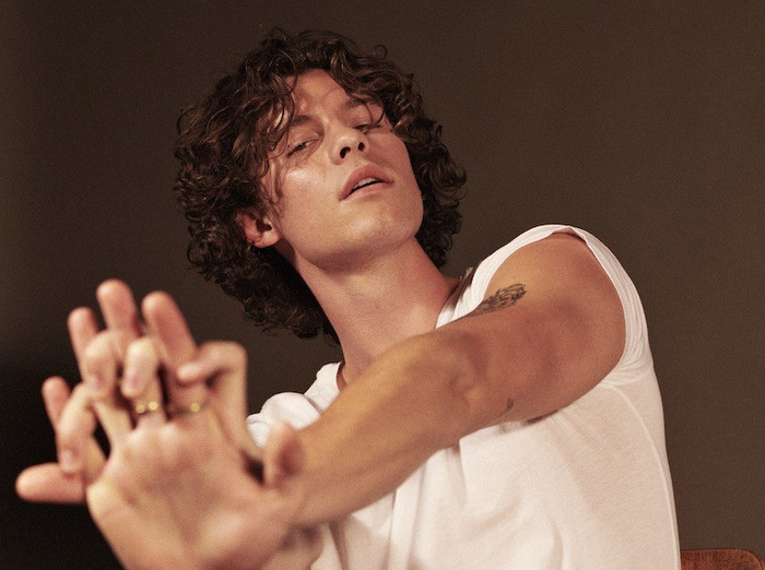 Shawn Mendes quay lại với hình ảnh tóc xoăn dài đậm chất lãng tử.