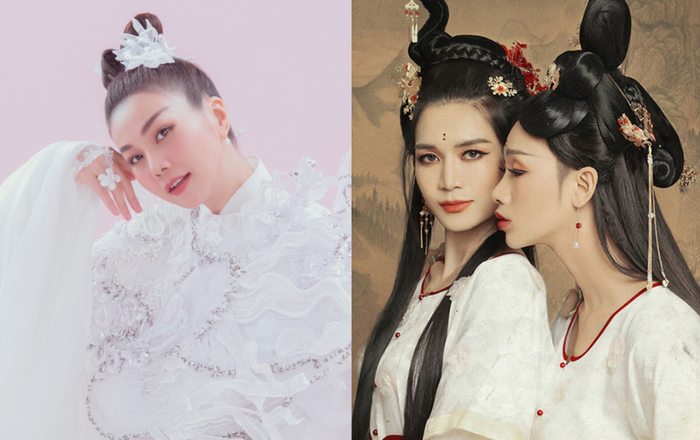 Sao Việt cosplay chị Hằng, người được khen xinh, người bị chê phản cảm Ảnh 2