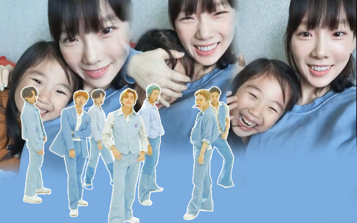 Xem ngay màn cover Dynamite (BTS) ngẫu hứng đến từ Taeyeon và em họ cực đáng yêu Ảnh 2