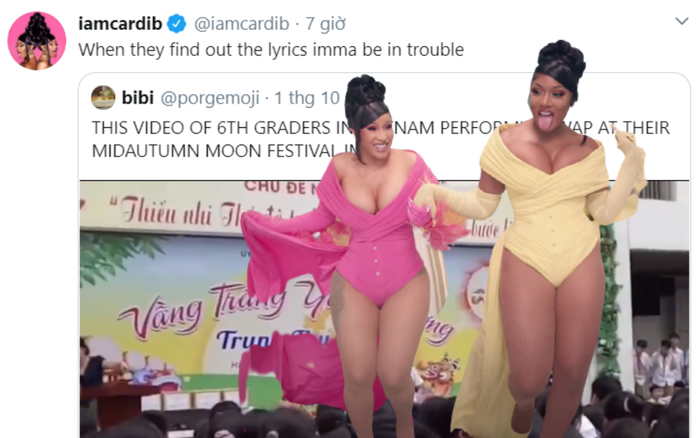 Chuyện gì thế này: 'Danh hài' Cardi B chia sẻ clip đón trung thu ở Việt Nam Ảnh 2