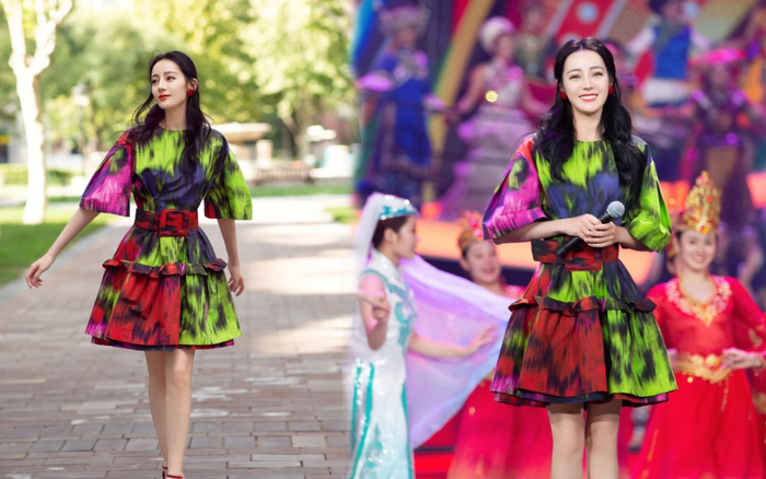 Mắc lỗi thời trang, Địch Lệ Nhiệt Ba 'mất điểm' trầm trọng so với Angelababy, Đường Yên Ảnh 2