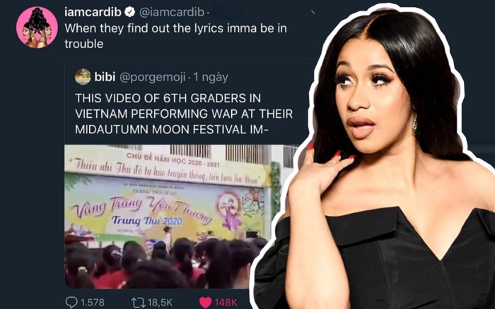 Cardi B bất ngờ chia sẻ đoạn clip học sinh trung học Việt Nam nhảy WAP, bày tỏ thái độ lo lắng vì phần ca từ đặc sệt 18+ Ảnh 2