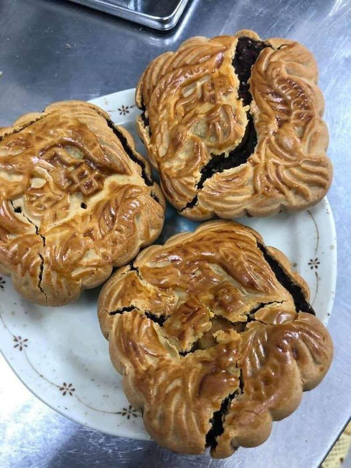 Cũng thành hình nhưng lớp vỏ chỉ 'nứt vỡ' một tí thôi mà