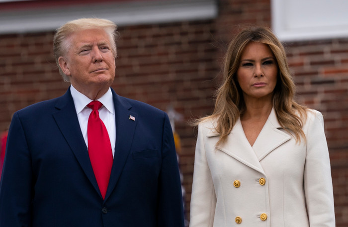 Tổng thống Trump và vợ Melania xét nghiệm dương tính với COVID-19. Ảnh: AP