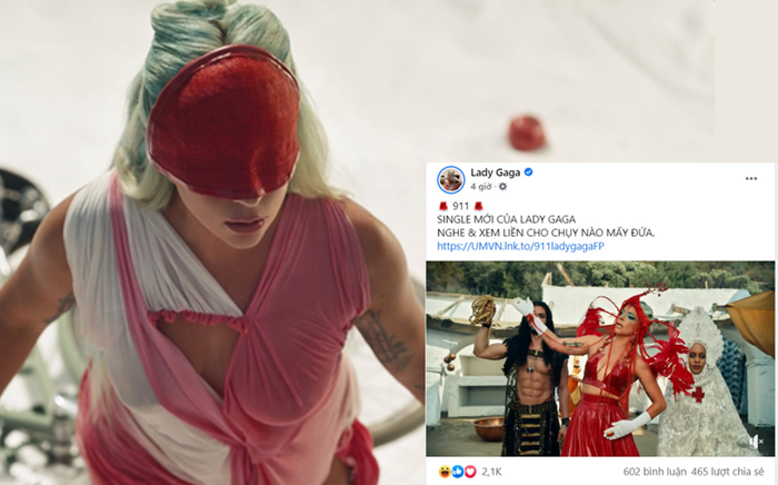 Chuyện lạ đời: Lady Gaga viết tiếng Việt kêu gọi các fan xem MV '911' trên trang cá nhân Ảnh 2