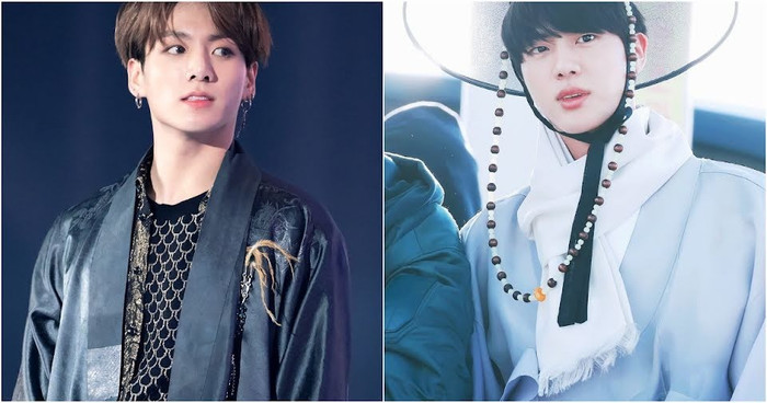 Jimin diện hanbok giá rẻ siêu lung linh - 6 lần BTS lồng lộn trong trang phục truyền thống Ảnh 10