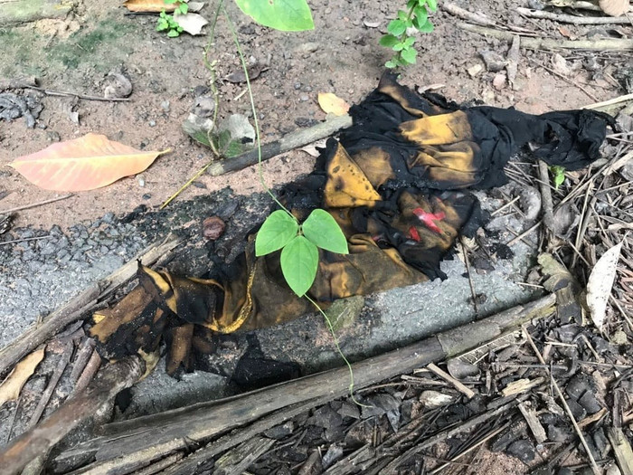 Hiện trường vụ việc. Ảnh: Lao Động