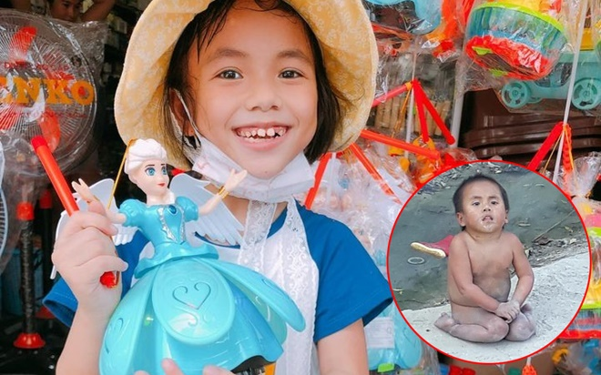 'Em bé Mường Lát' giờ đã cao lớn và xinh xắn, vui vẻ đón Tết Trung thu Ảnh 2