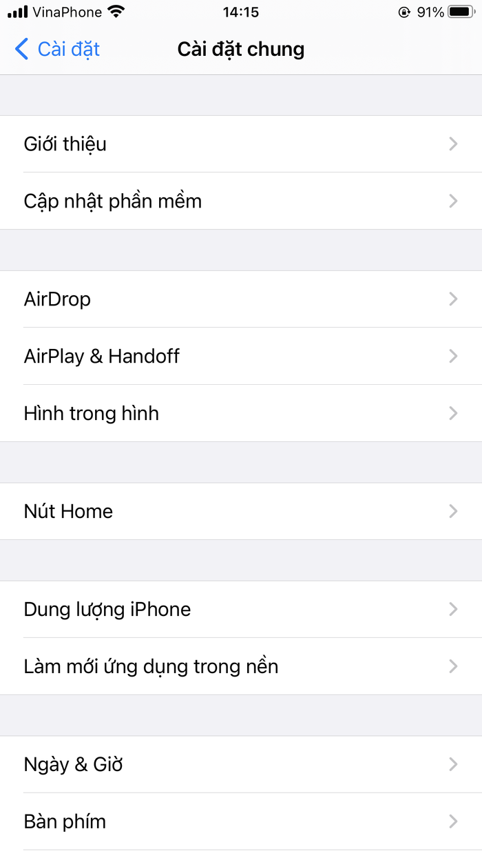 Tiếp đến nữa, vào Giới thiệu.