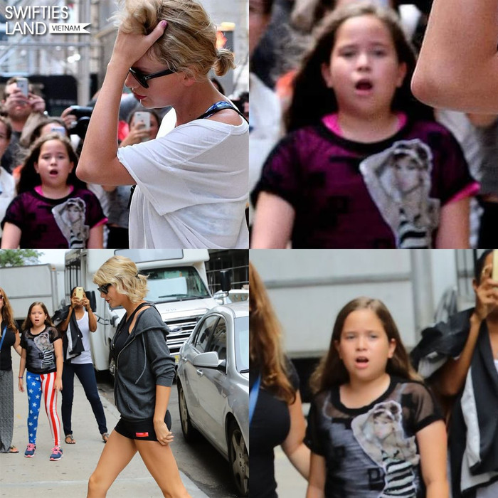 Mặt cô nàng như đang hoài nghi cả thế giới, không tin là có thể nhìn thấy thần tượng trước mắt mình.