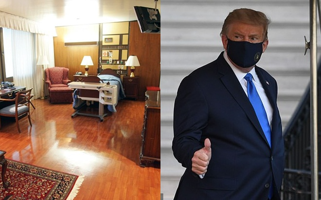 Cận cảnh bệnh viện Tổng thống Trump điều trị COVID-19 Ảnh 2