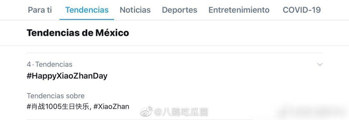 Từ khóa 'Chúc mừng sinh nhật Tiêu Chiến' dẫn đầu top trending ở nhiều quốc gia Ảnh 12