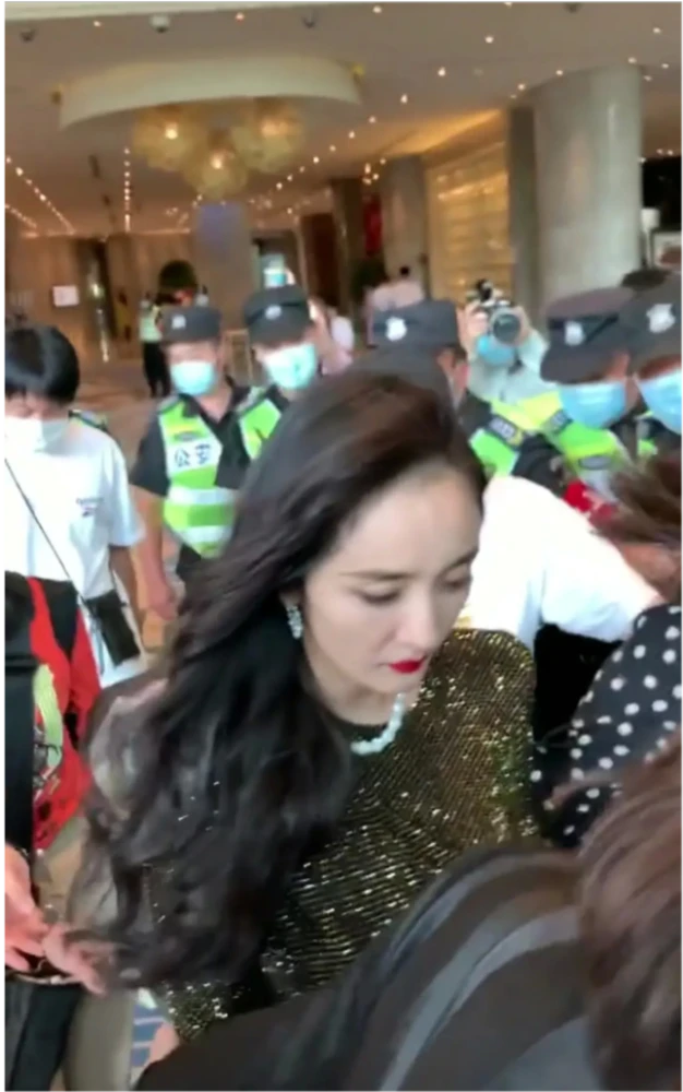 Cả Dương Mịch lẫn Địch Lệ Nhiệt Ba đều bị dân mạng chế nhạo 'đầu như bị hói' Ảnh 8