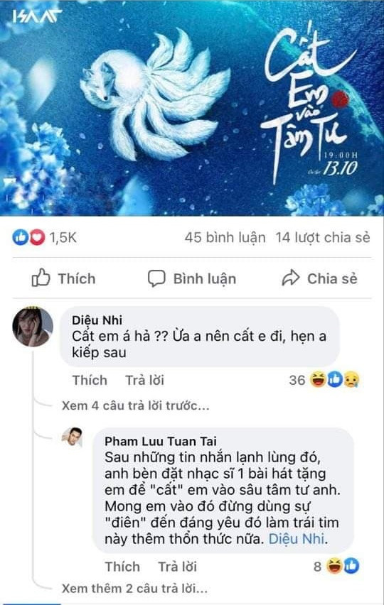 Isaac tiết lộ ca khúc mới của mình được 'đặt hàng' để tặng riêng cho nữ diễn viên này... Ảnh 4