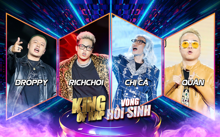 Cổng bình chọn KING OF RAP chính thức mở: RichChoi - Chị Cả - Quân - Droppy tung MV visual art đỉnh cao, 'nội chiến' giành voting Ảnh 2