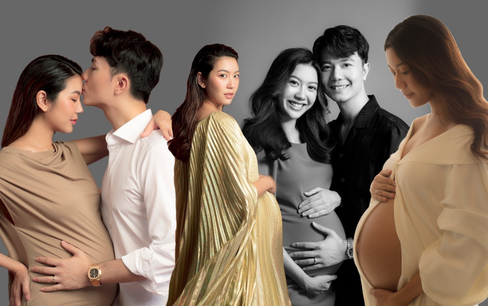 Á hậu Thúy Vân viên mãn trong bộ ảnh cuối thai kì, bật mí món quà ông xã Nhật Vũ tặng dịp sinh nhật Ảnh 2