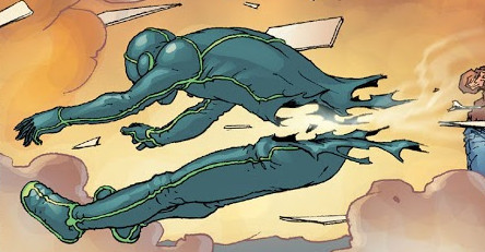 Do có cơ thể làm bằng khí, nên khi bộ đồ đó rách ra thì... Dummy cũng đi về nơi xa luôn.