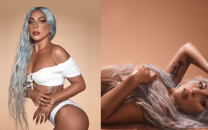 Không kém cạnh Kylie Jenner, Lady Gaga diện bikini táo bạo để quảng bá cho brand mỹ phẩm đầu tay Ảnh 2