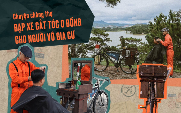 Chàng thợ đạp xe cắt tóc '0 đồng' cho người vô gia cư: 'Hãy mỉm cười vì đời còn bao điều tử tế' Ảnh 2
