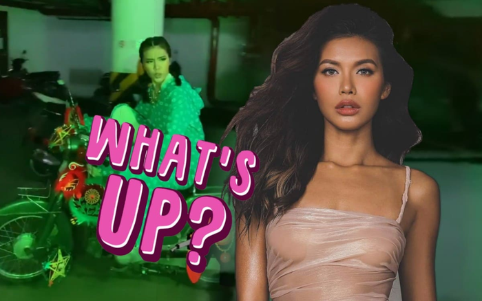 'Stella Tình' - Minh Tú mặc áo chống nắng, phóng xe 'ầm ầm' biểu diễn 'Cô gái mở đường' khiến fan hết biết nói gì! Ảnh 2