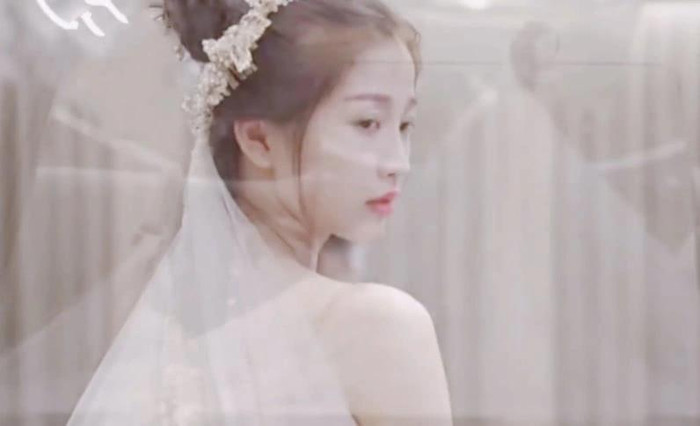 Các thành viên The9 diện váy cưới: Hứa Giai Kỳ đẹp xuất sắc, Dụ Ngôn lạ mắt Ảnh 8