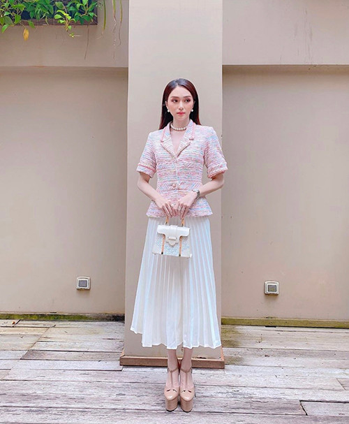 Toát mồ hôi vì giày cao chót vót của sao Việt: Hương Giang vẫn chào thua Khánh Vân Ảnh 3