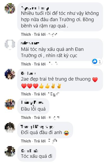 Để lại kiểu tóc hai mái huyền thoại, Đan Trường bị chê lỗi thời, không hợp với tuổi 43