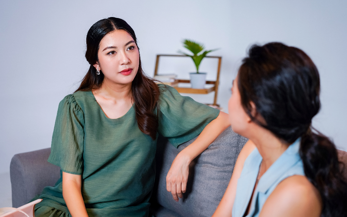 Thuý Vân ôm bầu dẫn chương trình, mong muốn phụ nữ tự tin hạnh phúc hơn Ảnh 2