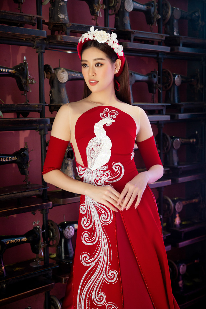 Hoa hậu Hoàn vũ Việt Nam Khánh Vân trở thành Đại sứ hình ảnh Lễ hội Áo dài TPHCM Ảnh 9