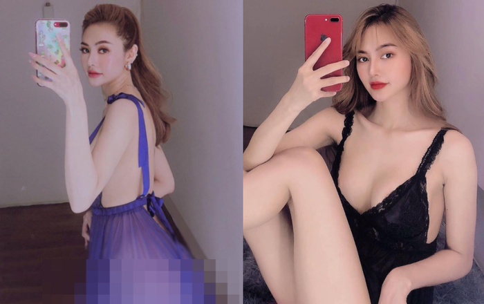 Không hổ danh 'em gái' Ngọc Trinh, Linh Chi ở nhà diện đồ xuyên thấu soi rõ từng đường cong Ảnh 2